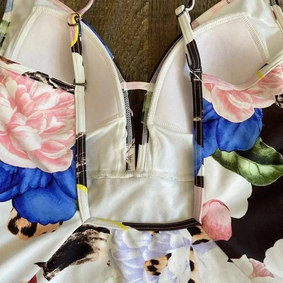 Sunseeker Australia | Plunging Floral One  Piece - Picture 6 of 13